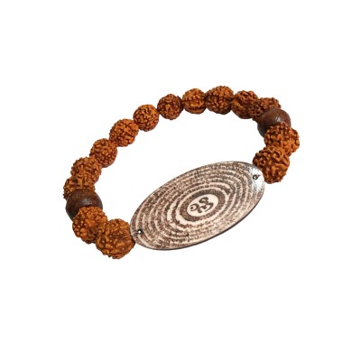 Mahadev Om 5 Mukhi Rudraksha Bracelet